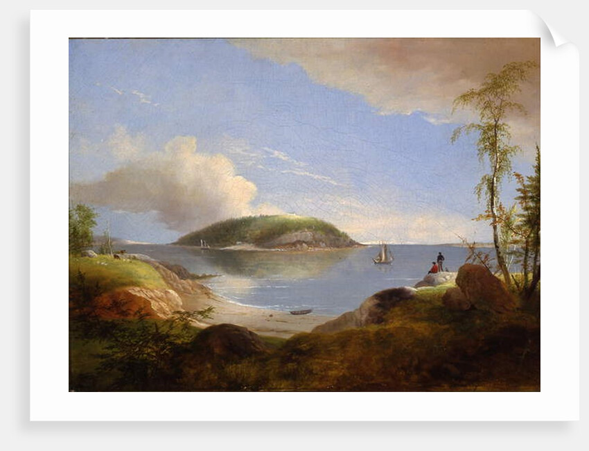 Souvenir of Bear Island, Maine, 1850 by Alvan Fisher