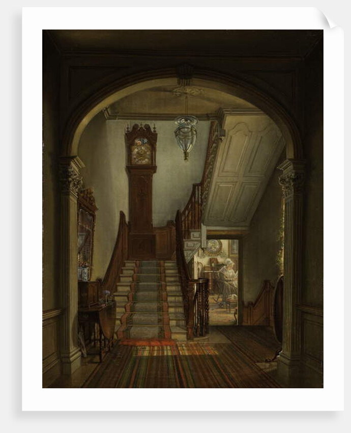 Old Clock on the Stairs, 1868 by Edward Lamson Henry