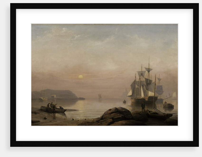 Sunrise Through Mist, 1852 by Fitz Henry Lane