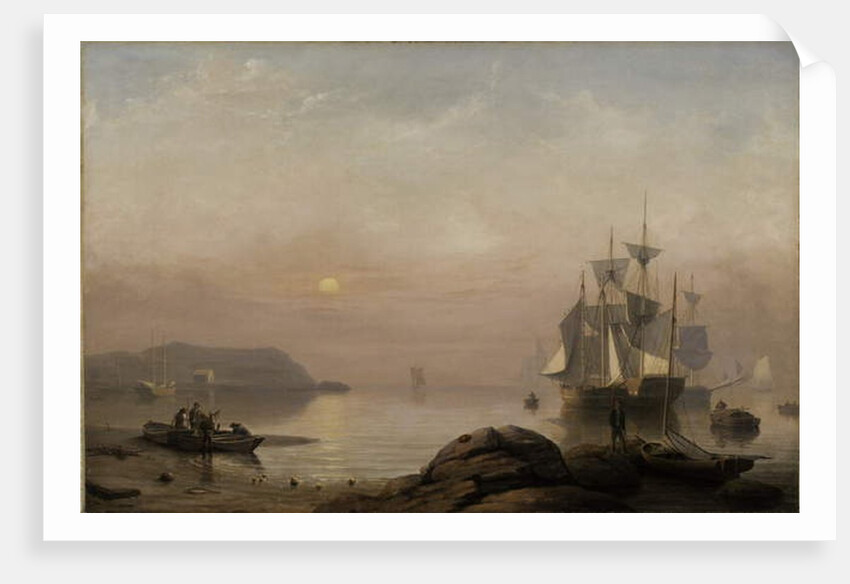 Sunrise Through Mist, 1852 by Fitz Henry Lane