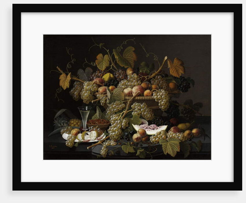 Ecstatic Fruit, 1852 by Severin Roesen