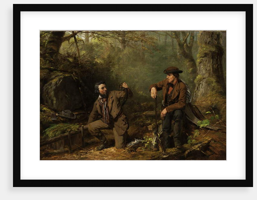 Mink Trapping Prime, 1862 by Arthur Fitzwilliam Tait