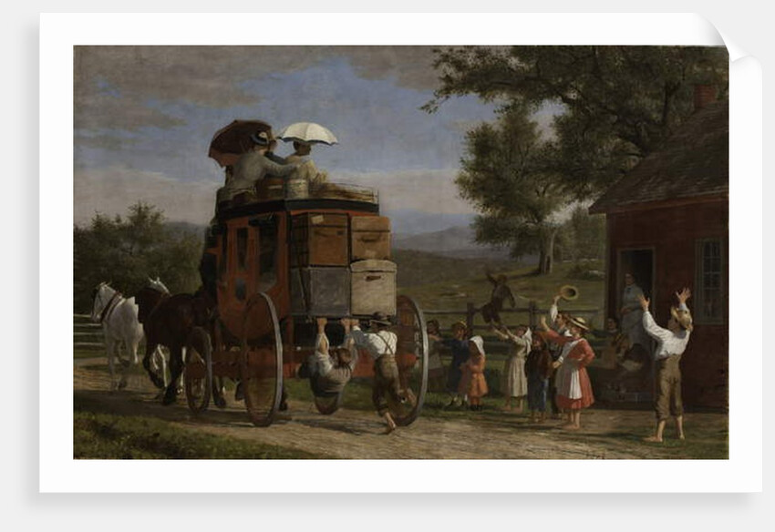 The Pemigewasset Coach, 1899 by Enoch Wood Perry