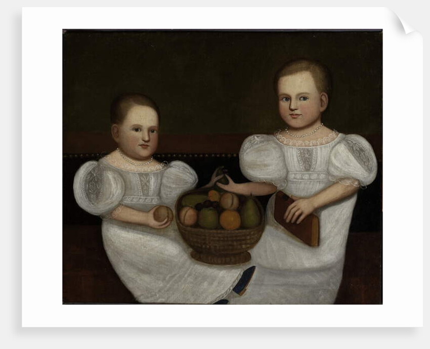Ester Amelia and Marcella Eusebia White, 1843 by Zedekiah Belknap