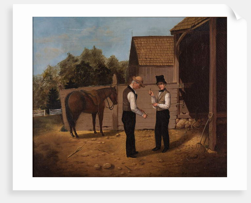 Bargaining for a Horse, 1850-1855 by Horace Bundy