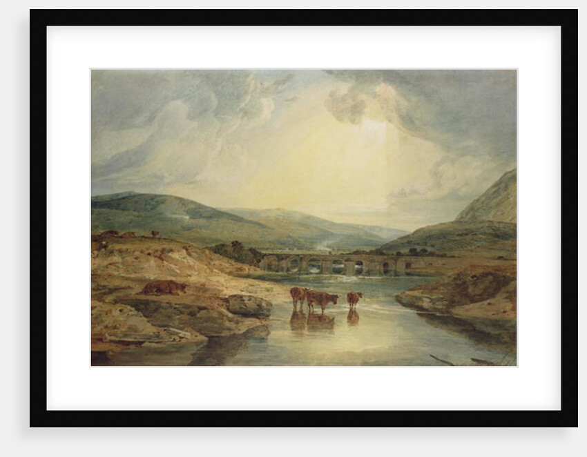 Bridge over the Usk by Joseph Mallord William Turner