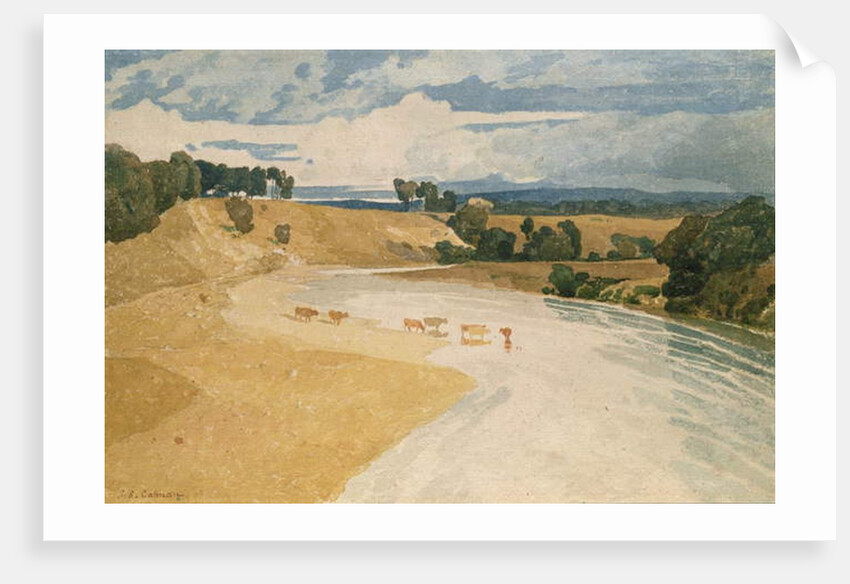 On the Tees at Rockcliffe by John Sell Cotman