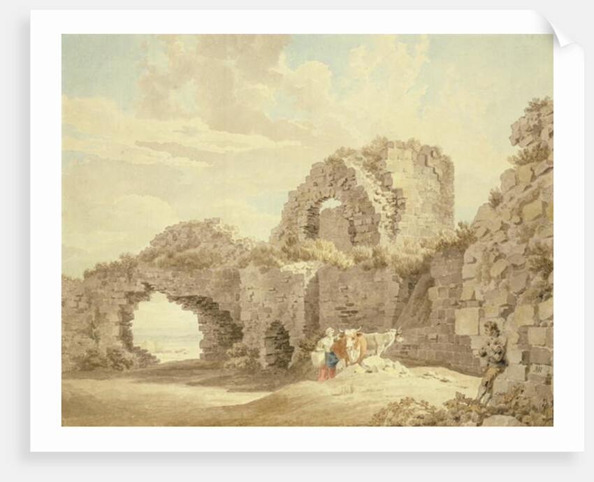Ruins of Pevensey Castle by Michael Rooker