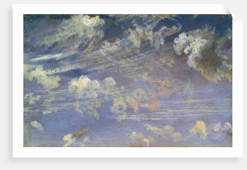 Study of Cirrus Clouds, c.1822 by John Constable