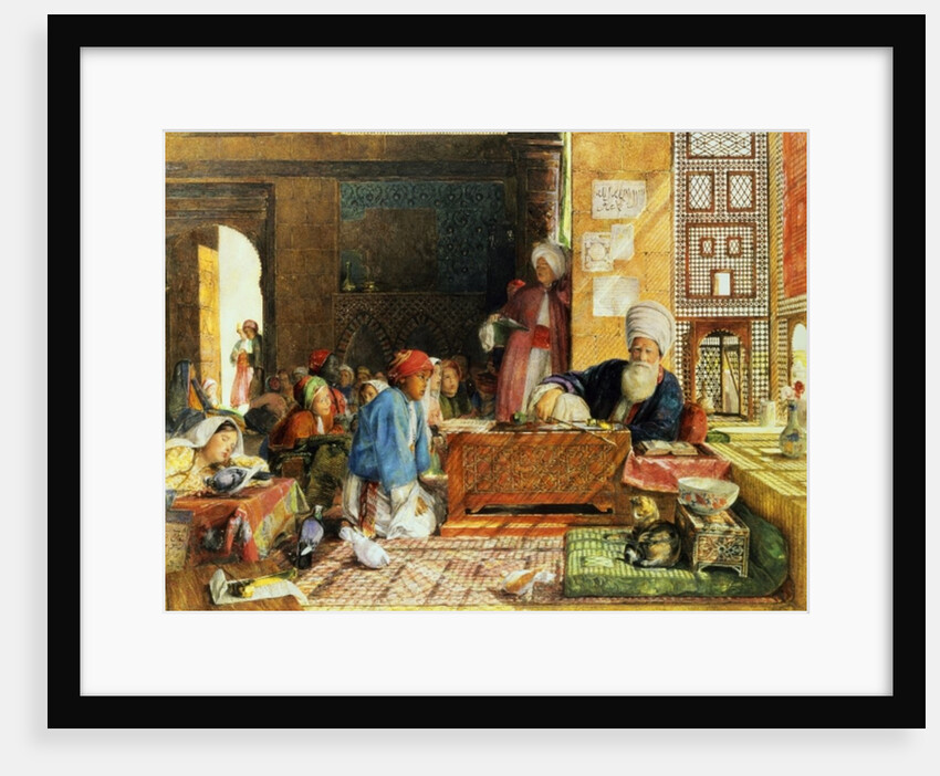 Interior of a School, Cairo, 1890 by John Frederick Lewis