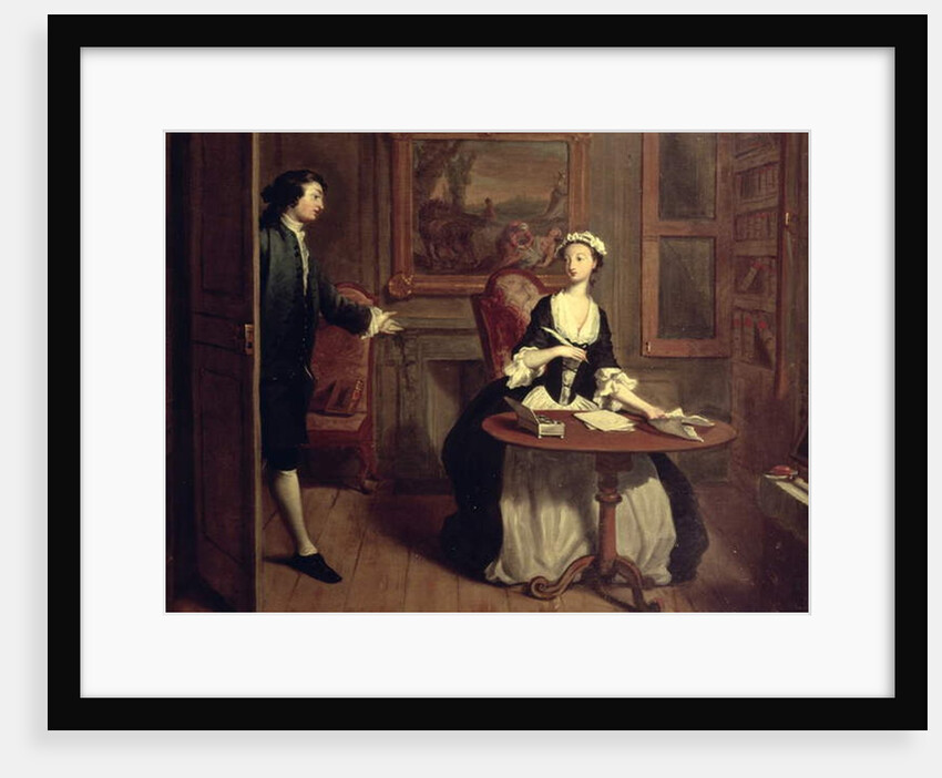 Mr. B. finds Pamela writing by Joseph Highmore