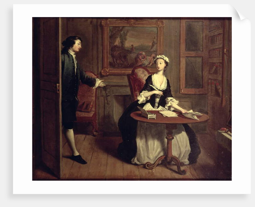 Mr. B. finds Pamela writing by Joseph Highmore