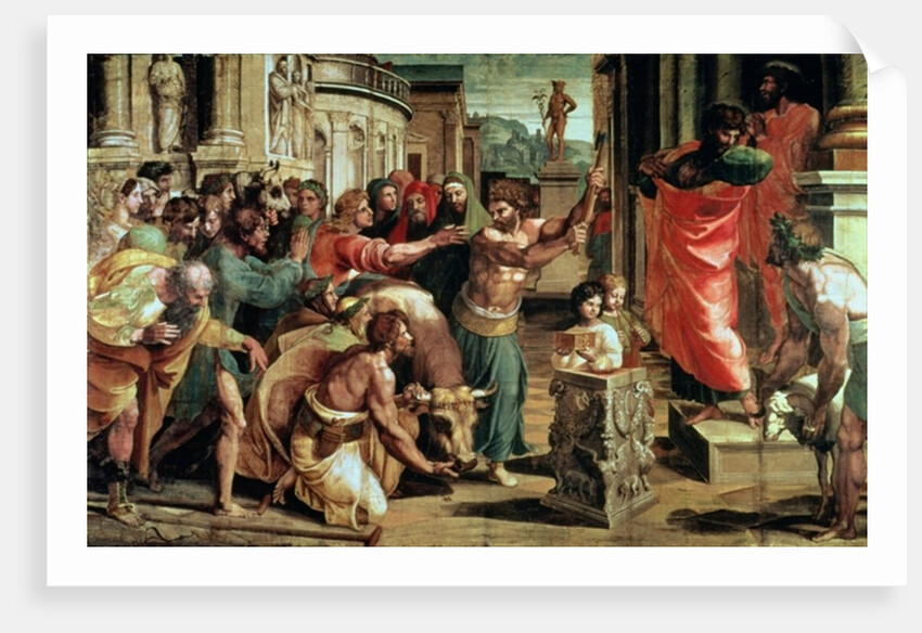 The Sacrifice at Lystra by Raphael