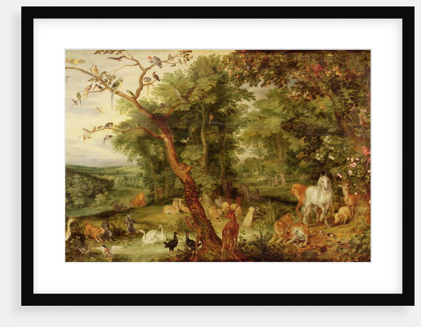The Garden of Eden, c.1595 by Jan the Elder Brueghel