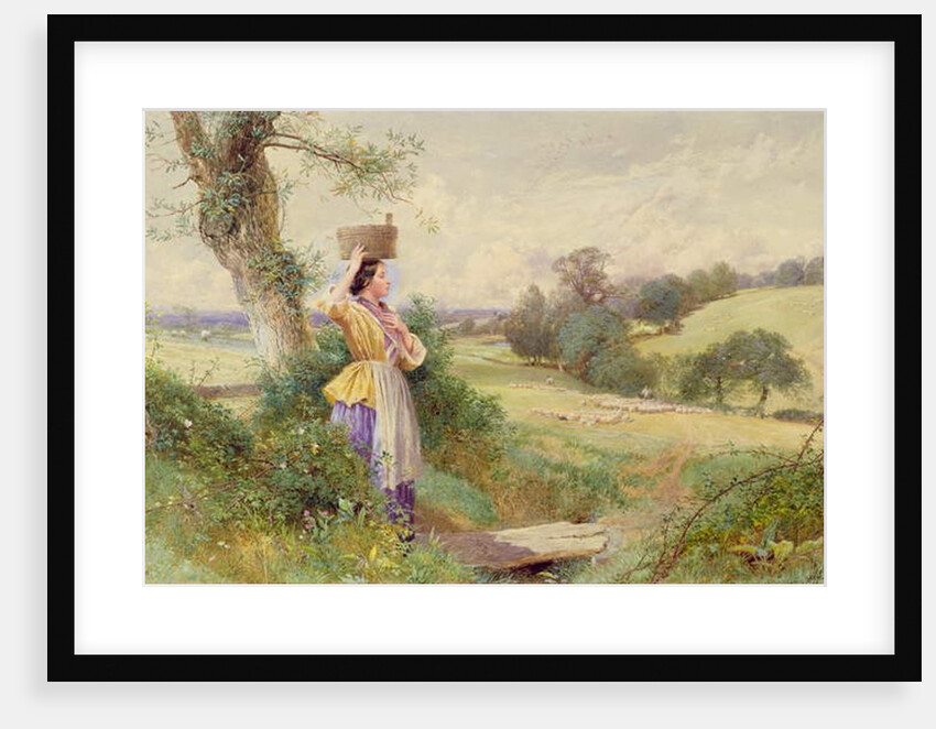 The Milkmaid, 1860 by Myles Birket Foster