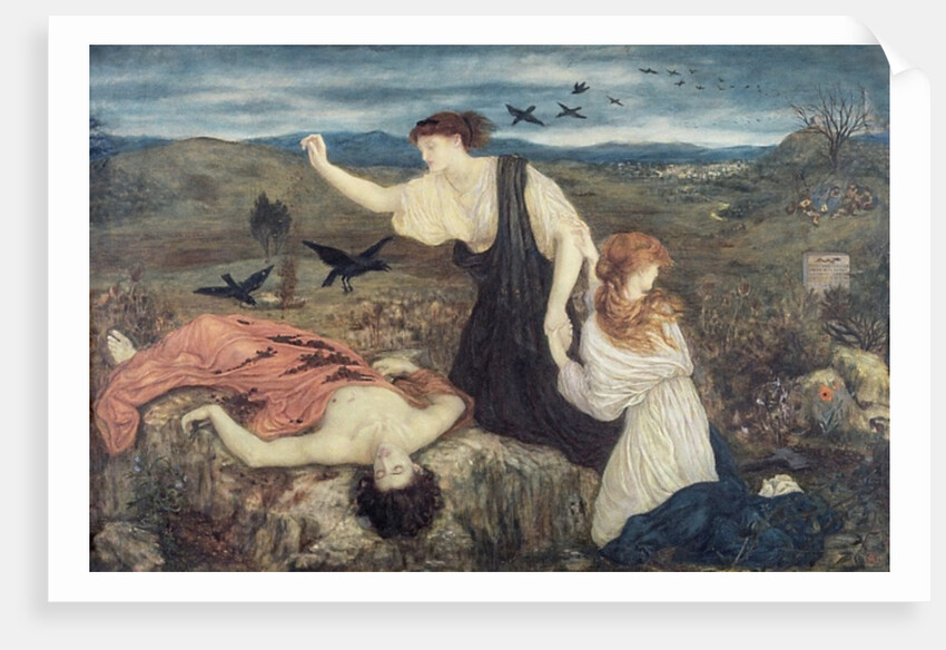 Antigone from 'Antigone' by Sophocles by Marie Spartali Stillman