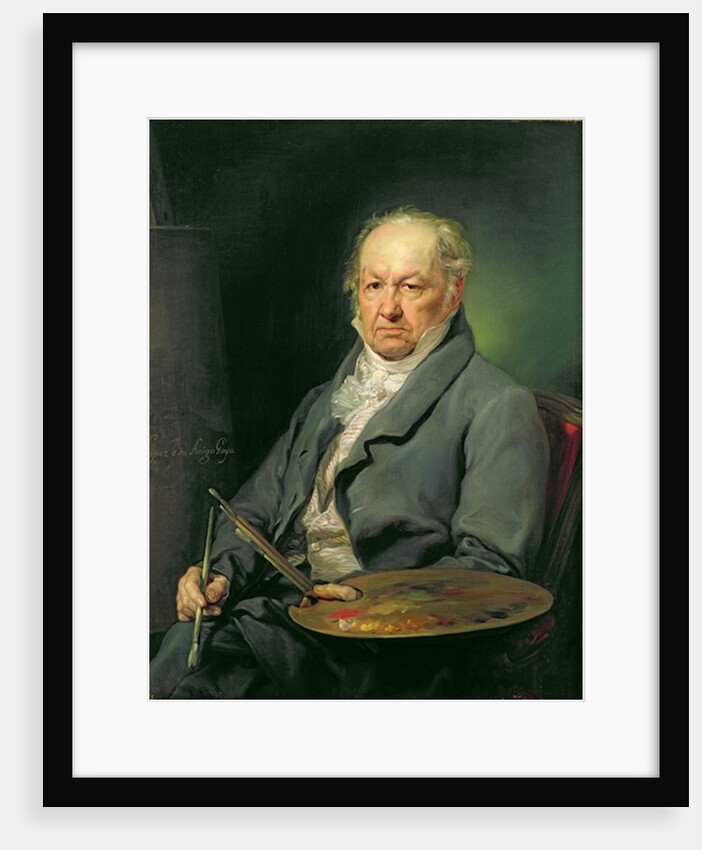 Francisco Jose de Goya, 1826 by Vicente Lopez y Portana