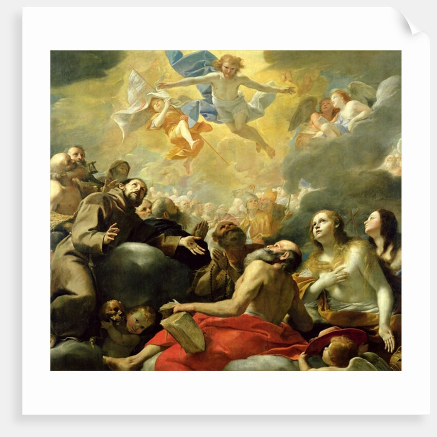 Christ in Glory with the Saints, c.1660 by Mattia Preti