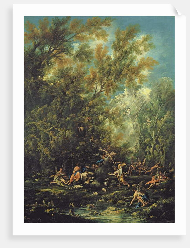 Christ Attended by the Angels, c.1725-30 by Alessandro Magnasco