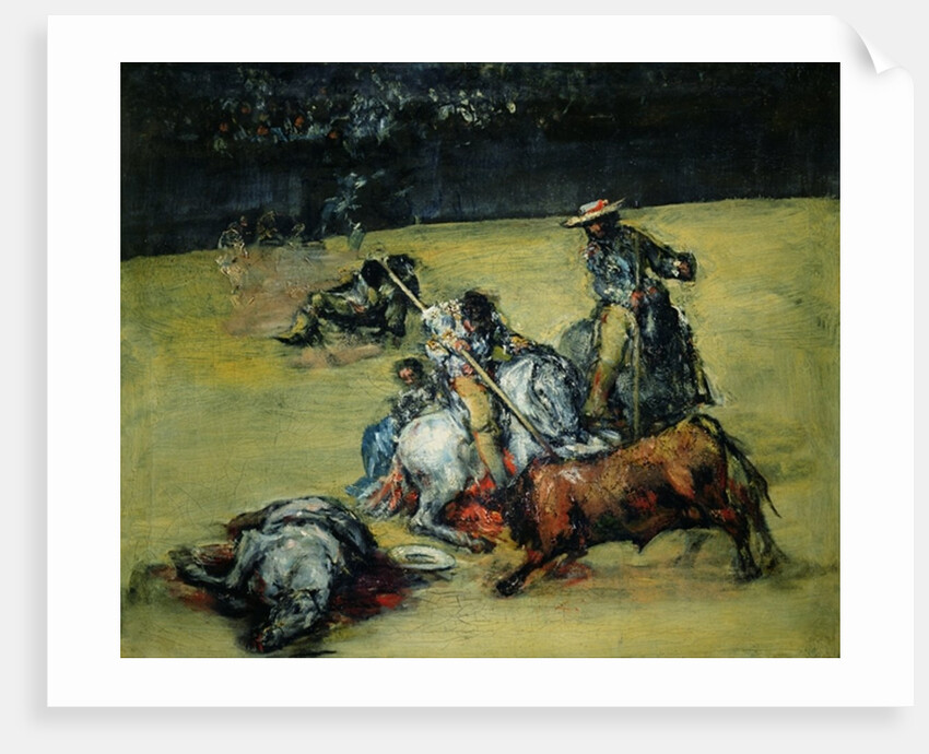 The Bullfight, c.1825 by Francisco Jose de Goya y Lucientes