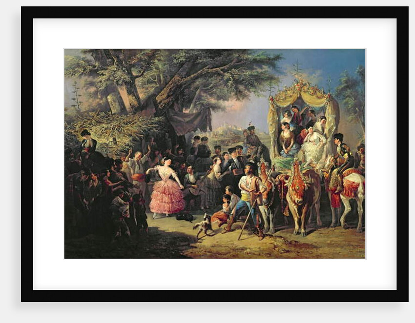 The Santiponce Fair by Manuel Roderiguez Guzman
