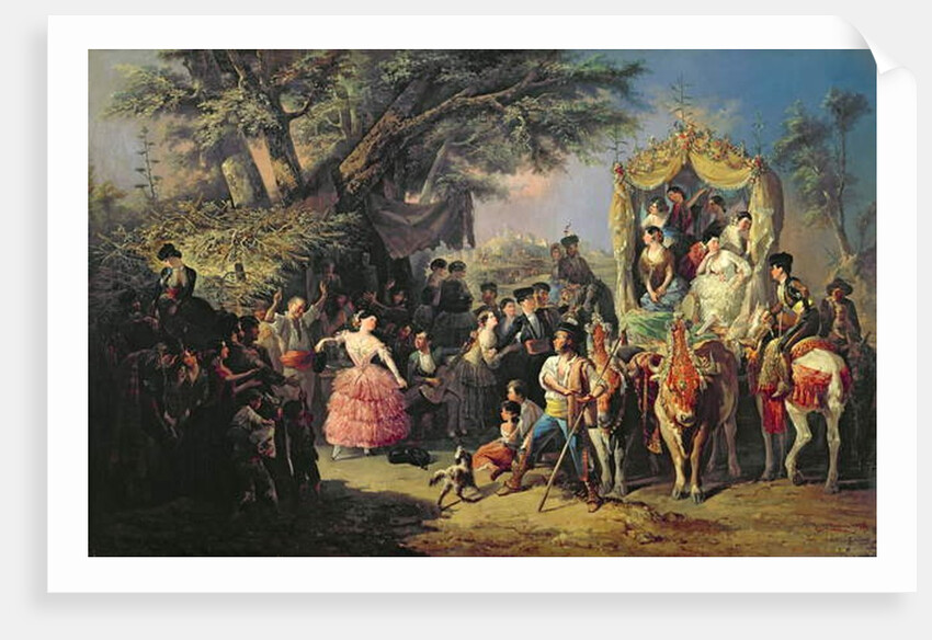 The Santiponce Fair by Manuel Roderiguez Guzman