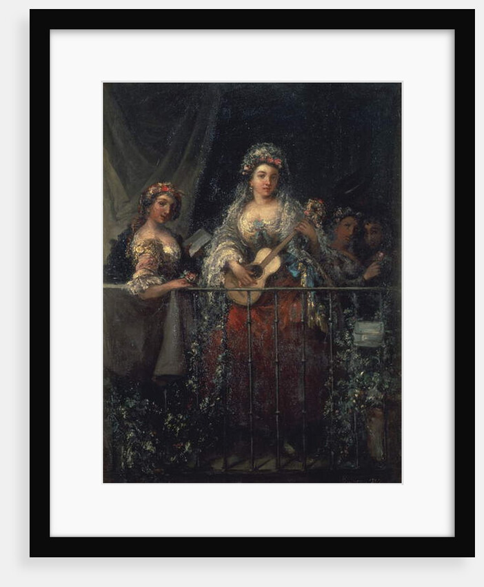 Ladies on a Balcony, 1862 by Eugenio Lucas Velazquez