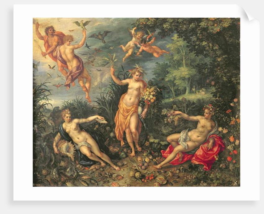 Abundance and the Four Elements, c.1606 by Jan & Clerk H. Brueghel