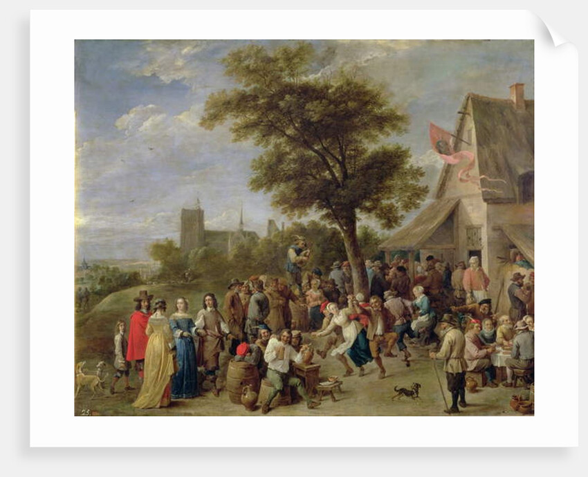 Peasants Merry-Making, c.1650 by David the Younger Teniers
