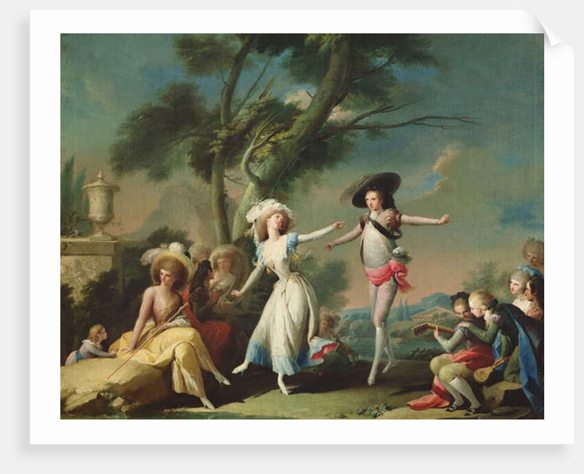 Dancing the Bolero, 1790 by Jose Camaron