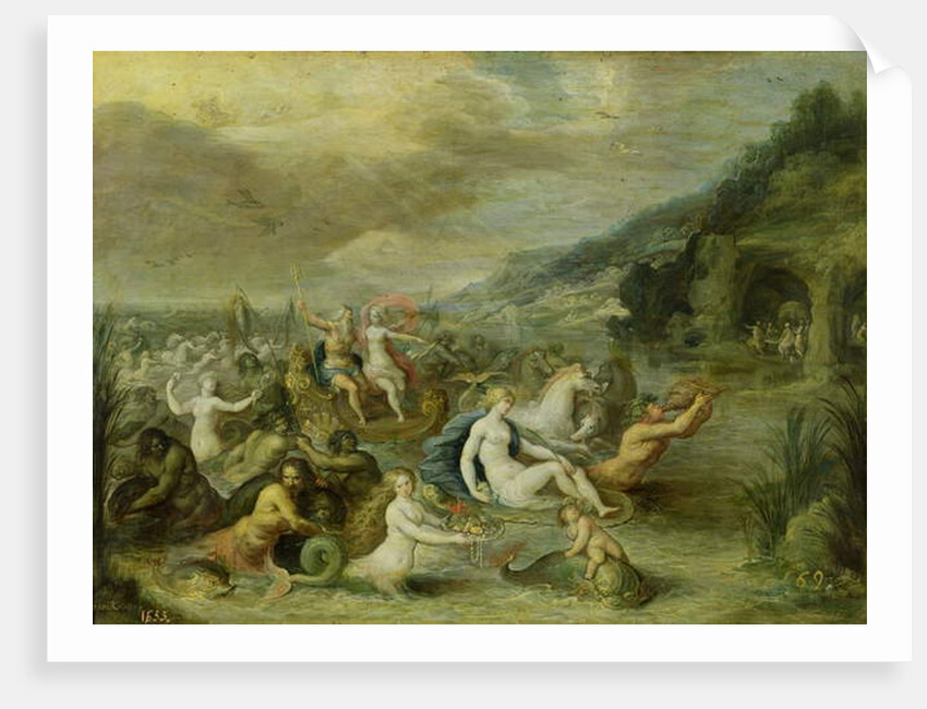 The Triumph of Amphitrite by Frans II the Younger Francken