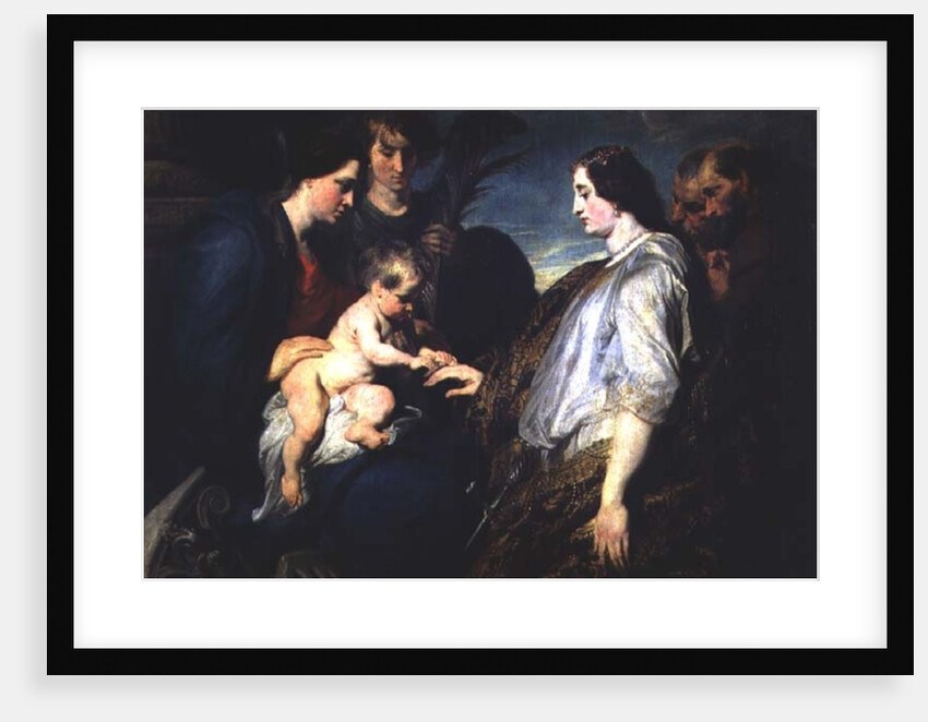 The Mystic Marriage of St. Catherine, 1618/20 by Anthony van Dyck