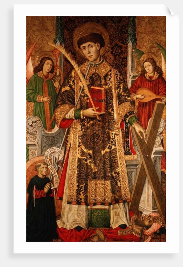 St. Vincent and a Donor by Master of Archbishop Dalmau of Mur