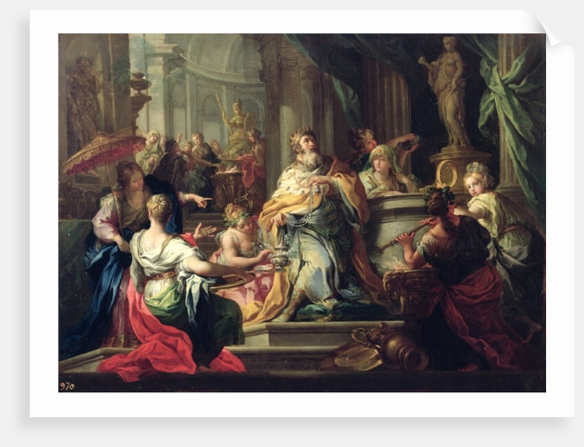 The Idolisation of Solomon, c.1735 by Sebastiano Conca