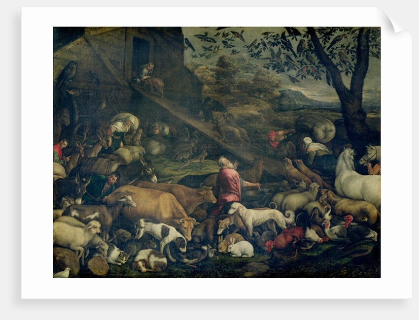 Animals Entering the Ark by Jacopo Bassano