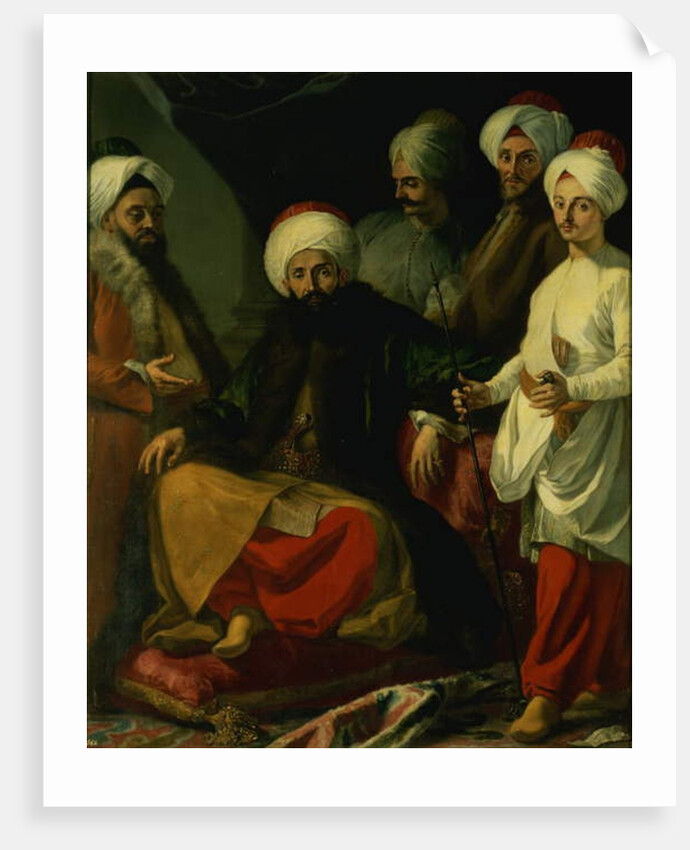 The Turkish Ambassador and his Entourage at the Court of Naples, 1741 by Giuseppe Bonito