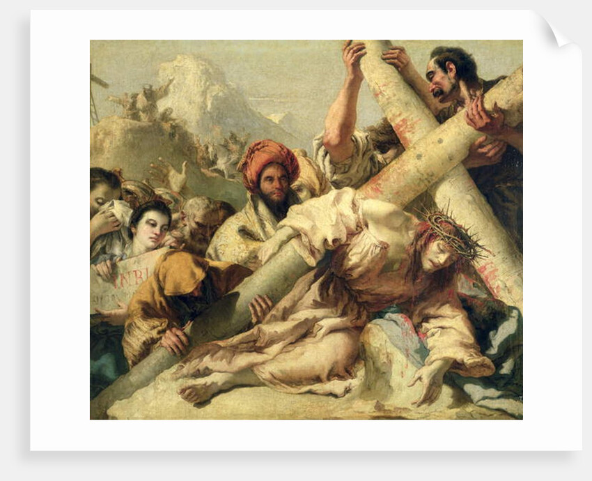 Christ's Fall on the way to Calvary, 1772 by Giandomenico Tiepolo
