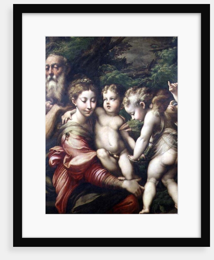The Holy Family 1524 by Parmigianino