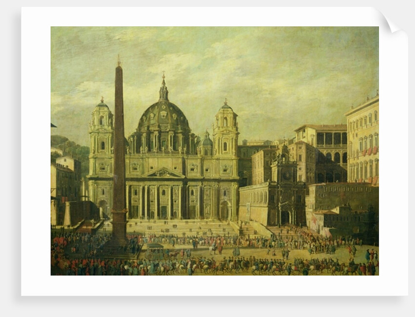St. Peter's, Rome, 1630 by Viviano Codazzi