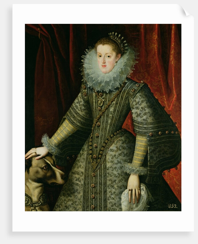 Queen Margarita of Austria, 1609 by Bartolome Gonzalez