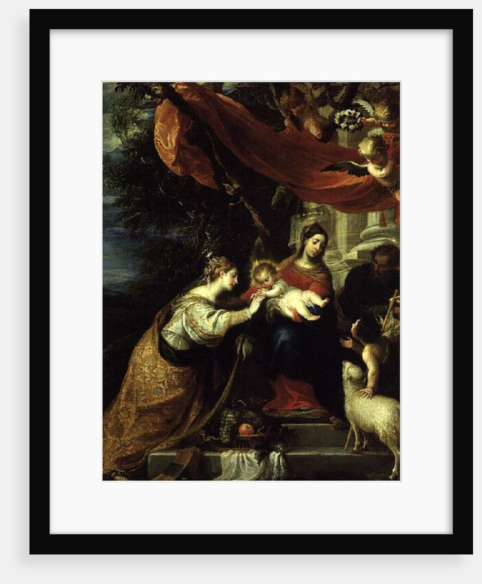 The Mystic Betrothal of St. Catherine, 1660 by Mateo Cerezo