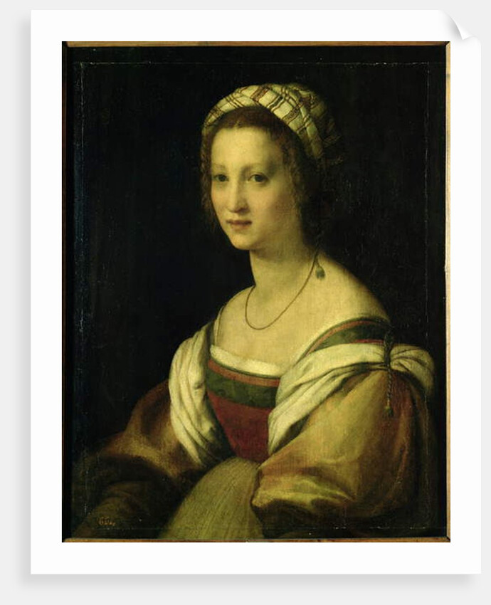 Lucrezia di Baccio del Fede, the Artist's Wife, c.1513/14 by Andrea del Sarto