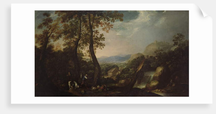 Landscape with Torrent, 1665 by Ignacio Iriarte
