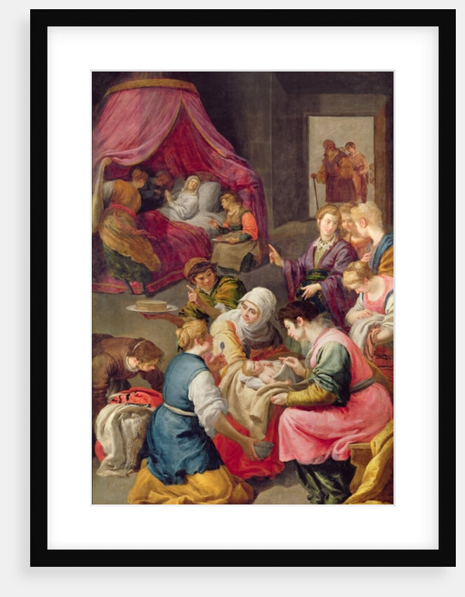 The Birth of the Virgin, 1640 by Jusepe or Jose Leonardo