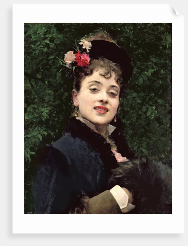 Aline Masson, the Artist's Model by Raimundo de Madrazo y Garreta