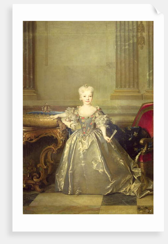 Infanta Maria Ana Victoria de Borbón, 1724 by Nicolas de Largilliere