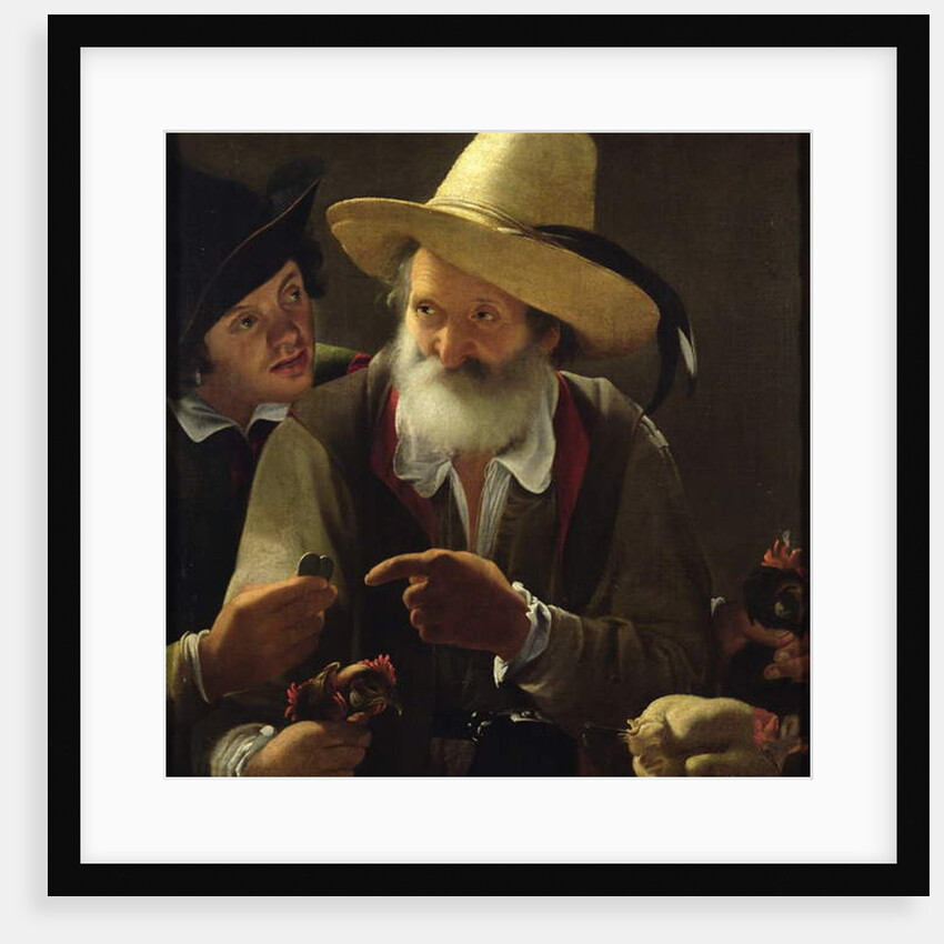 The Bird Seller by Pensionante de Saraceni