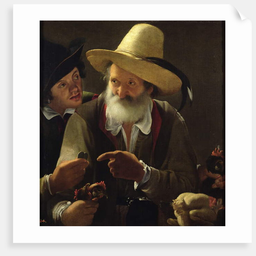 The Bird Seller by Pensionante de Saraceni
