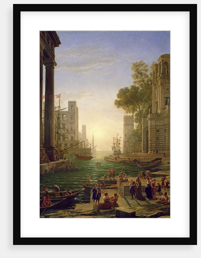 Embarkation of St. Paula Romana at Ostia, 1637-39 by Claude Lorrain
