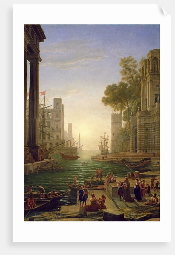 Embarkation of St. Paula Romana at Ostia, 1637-39 by Claude Lorrain
